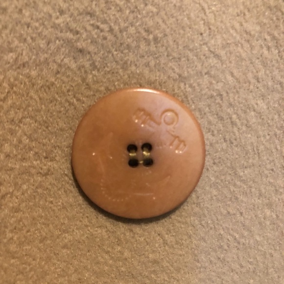 L.L.Bean Camel Wool Cashmere Double Breasted Coat medium fit - Picture 3 of 5